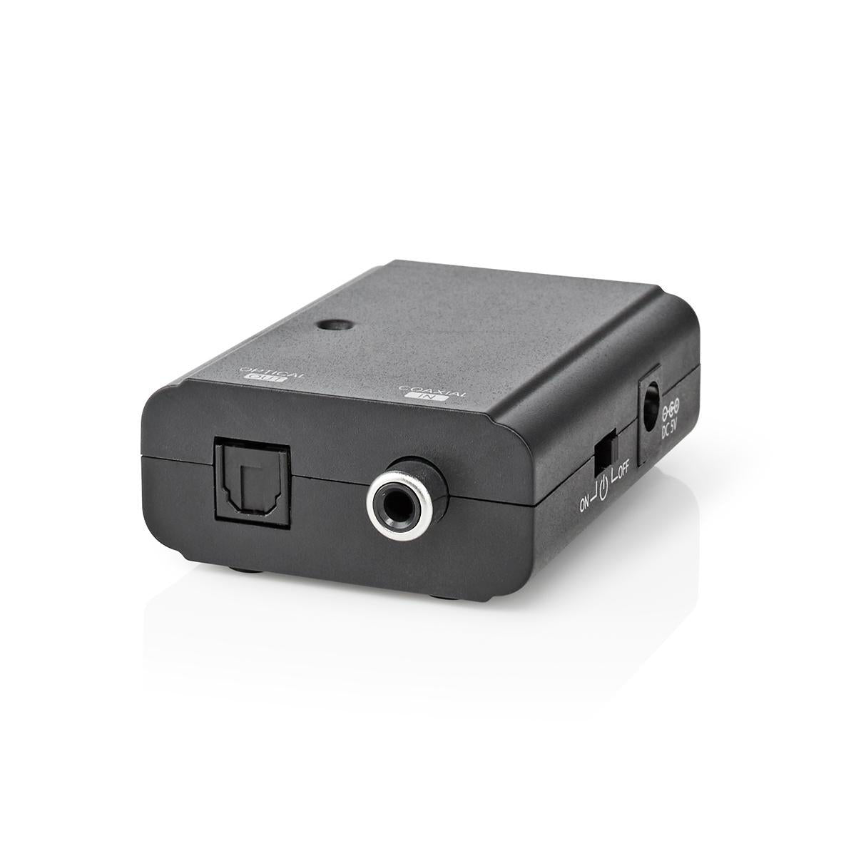 Digital Audio Converter | 1-Weg | Anschlüsse – Eingang: 1x S/PDIF | Anschlüsse – Ausgang: TosLink Buchse | Handbuch | Schwarz