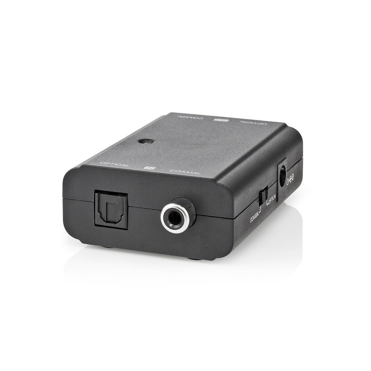 Digital Audio Converter | 2-Weg | Anschlüsse – Eingang: 1x S / PDIF (RCA) Buchse / 1x TosLink Buchse | Anschlüsse – Ausgang: 1x S / PDIF (RCA) Buchse / 1x TosLink Buchse | ARC | Handbuch | Schwarz