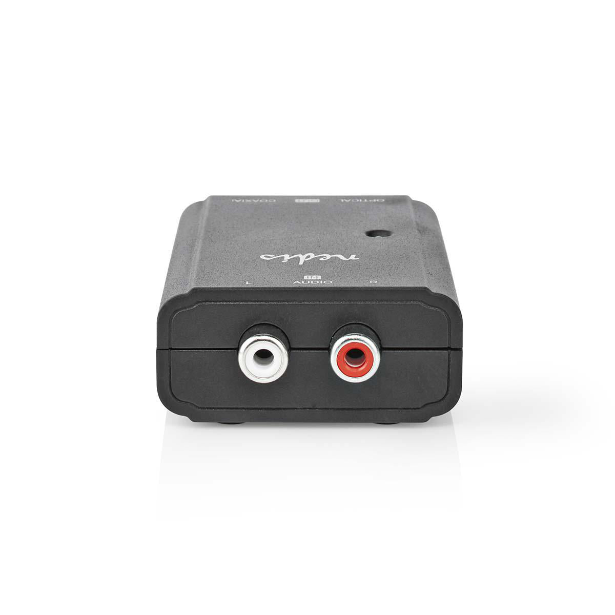 Digital Audio Converter | 1-Weg | Anschlüsse – Eingang: 2x Cinch Buchse | Anschlüsse – Ausgang: 1x S / PDIF (RCA) Buchse / 1x TosLink Buchse | ARC | Handbuch | Schwarz