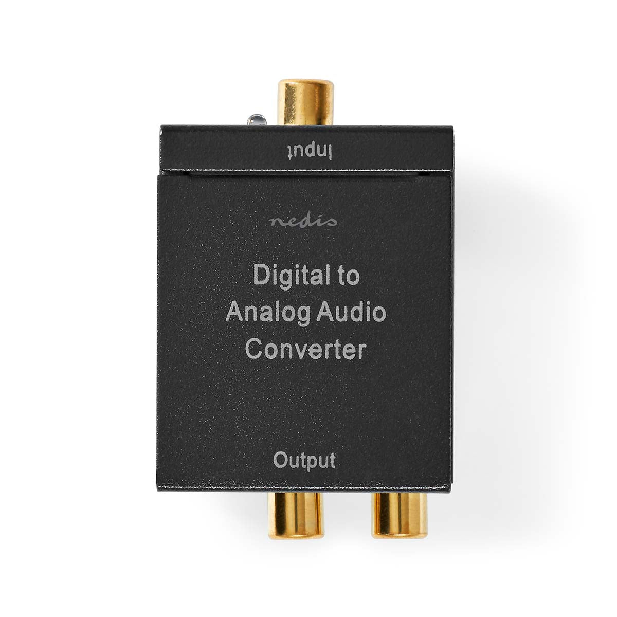 Digital Audio Converter | 1-Weg | Anschlüsse – Eingang: 1x Digital-Cinch / 1x TosLink | Anschlüsse – Ausgang: 1x (2x RCA) / 1x 3.5 mm | Automatisch | integrierter Verstärker | Schwarz