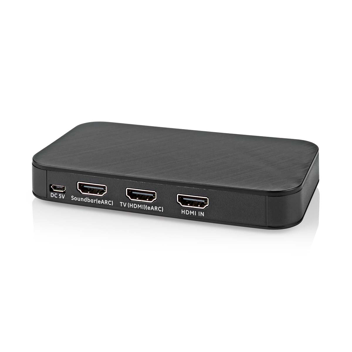 Digital Audio Converter | 2-Weg | Anschlüsse – Eingang: DC Power / 1x HDMI™ Eingang | Anschlüsse – Ausgang: 2x HDMI™ Ausgang | Automatisch | Anthrazit