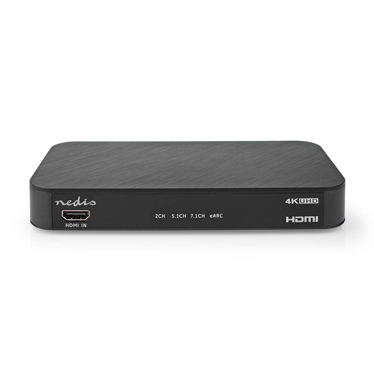 Digital Audio Converter | 2-Weg | Anschlüsse – Eingang: DC Power / 1x HDMI™ Eingang | Anschlüsse – Ausgang: 1x 3.5 mm / 1x TosLink / 3x HDMI™ Output | Automatisch / Druckknopf | Anthrazit