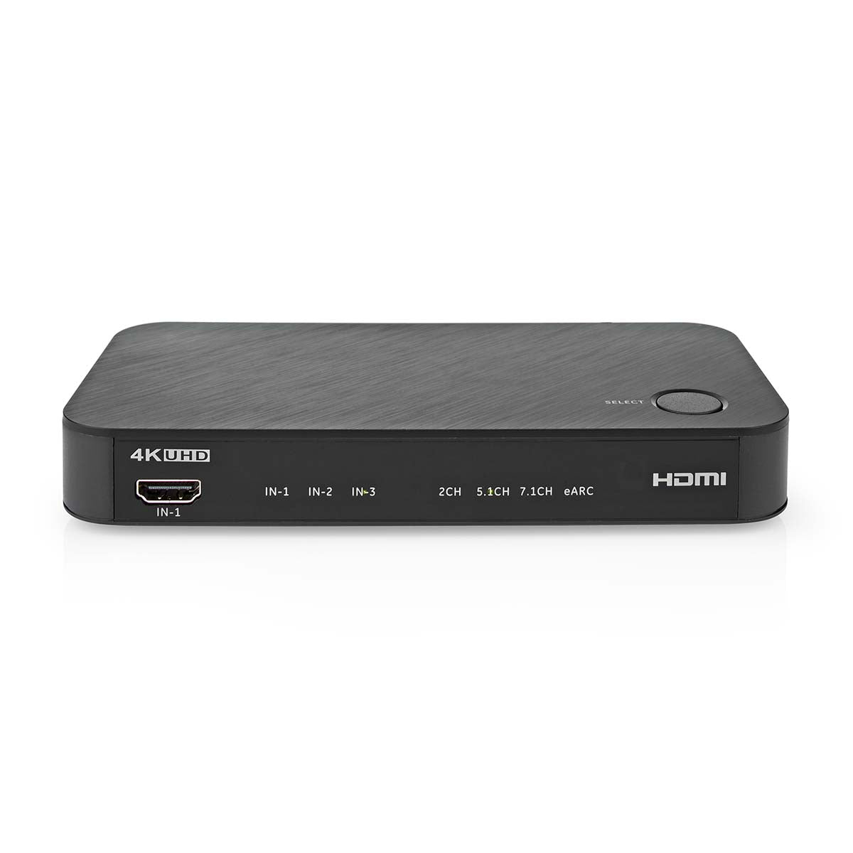 Digital Audio Converter | 2-Weg | Anschlüsse – Eingang: DC Power / 3x HDMI™ Eingang | Anschlüsse – Ausgang: 1x 3.5 mm / 1x TosLink / 2x HDMI™ Ausgang | Automatisch / Druckknopf | Anthrazit