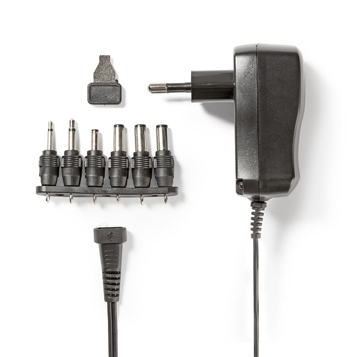 Universal-Netzteil | 7.2 W | 3 - 12 V DC | 1.80 m | 1.0 A A | 6 plug(s) | Schwarz