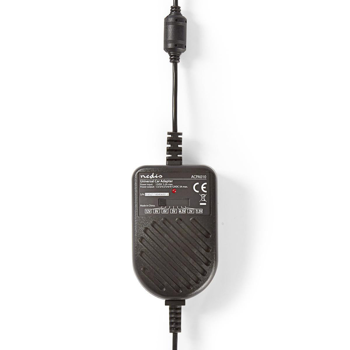 Universal-Netzteil | 36 W | 0 - 12 V DC | 1.20 m | 5.0 A | 7 plug(s) | Schwarz