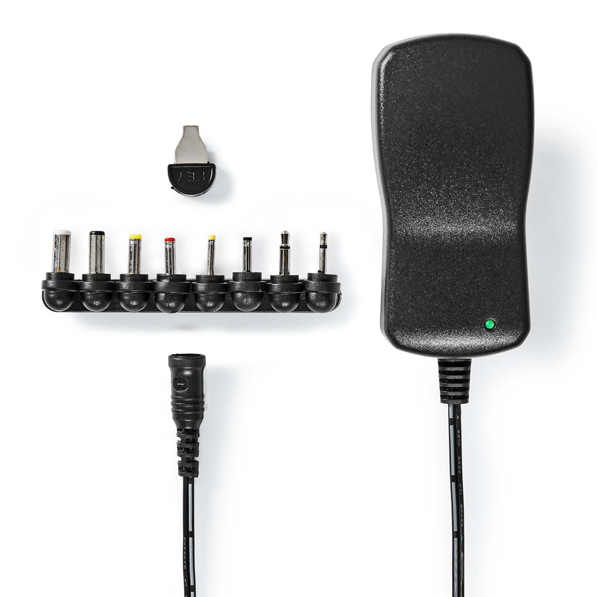 Universal-Netzteil | 18 W | 3 - 12 V DC | 1.10 m | 1.5 A | 8 plug(s) | Schwarz