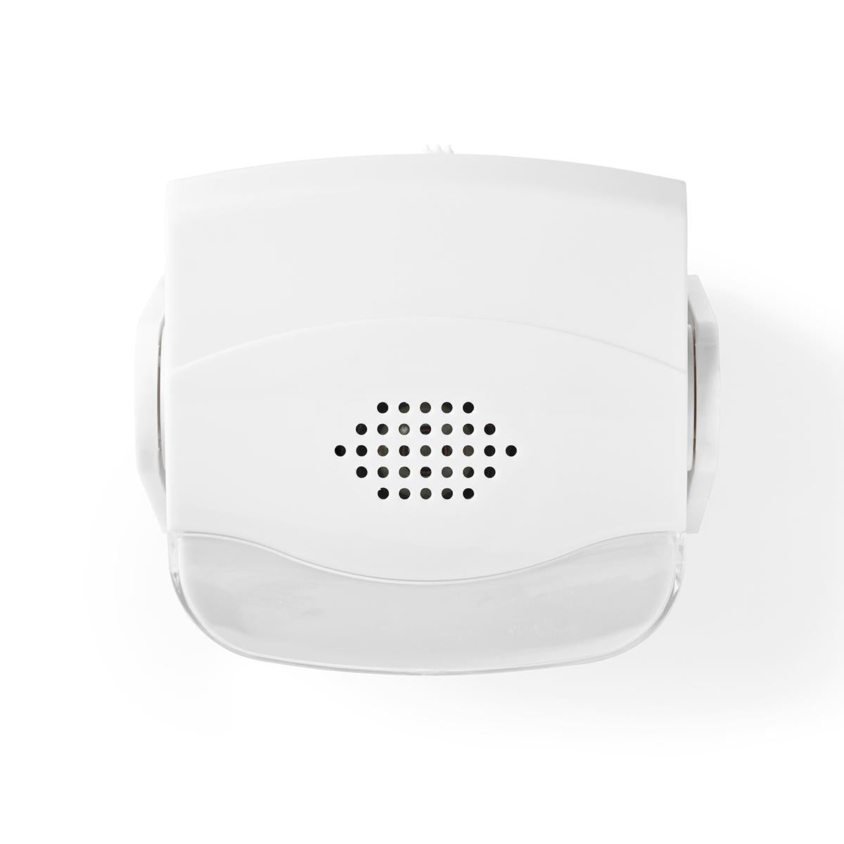 Bewegungsmelder Alarm | Batteriebetrieben | 3x AAA/LR03 | 80 dB | Detektorreichweite: 1.10 m | Detektorwinkel: 10 ° | Decke / Wand | Weiss