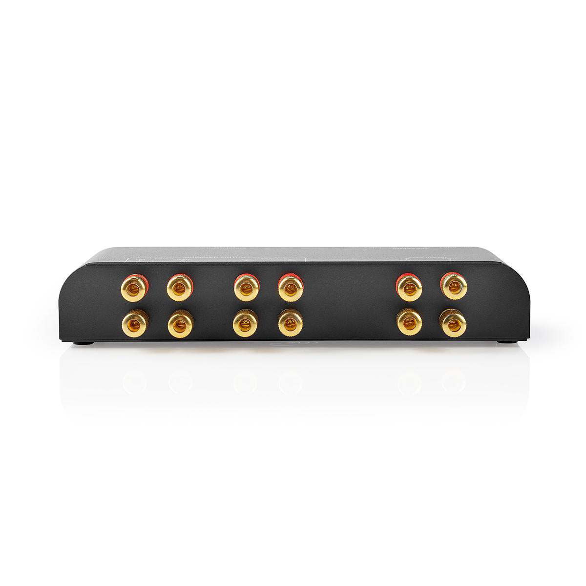 Lautsprecher Control Box | 2-Port port(s) | Banane | Lautsprecherimpedanz: 4-16 Ohm | Maximale Belastung pro Kanal: 60 W | Lautstärke-Regler | Aluminium | Schwarz