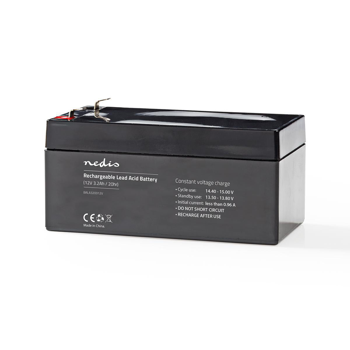 Wiederaufladbare Blei-Säure-Batterie | Bleisäure | Wiederaufladbar | 12 V | 3200 mAh
