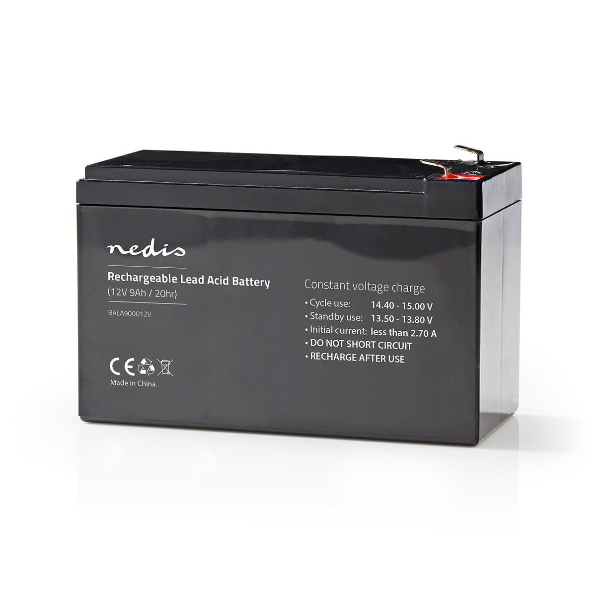 Wiederaufladbare Blei-Säure-Batterie | Bleisäure | Wiederaufladbar | 12 V | 9000 mAh