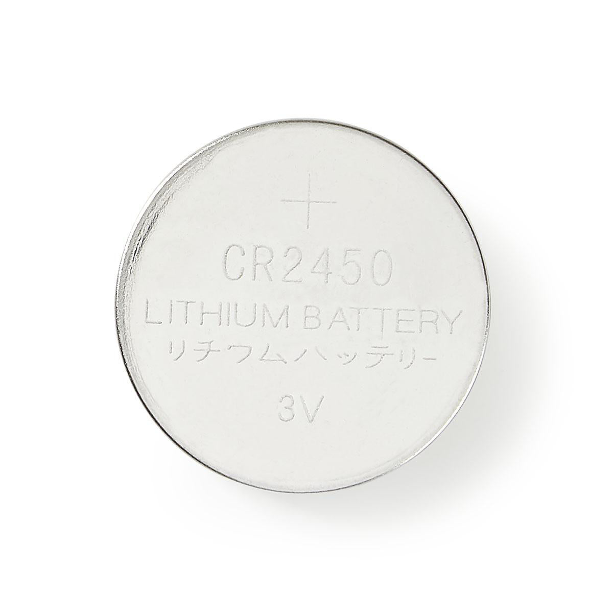 Lithium-Knopfzelle CR2450 | 3 V DC | 5-Blister | Silber