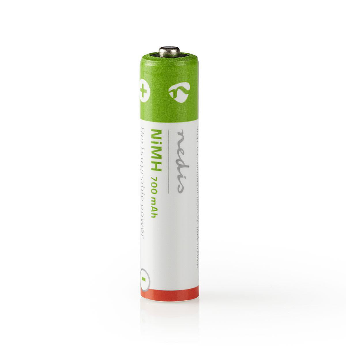 Wiederaufladbarer Ni-MH-Akku AAA | 1.2 V DC | 700 mAh | vorgeladen | 4-Blister