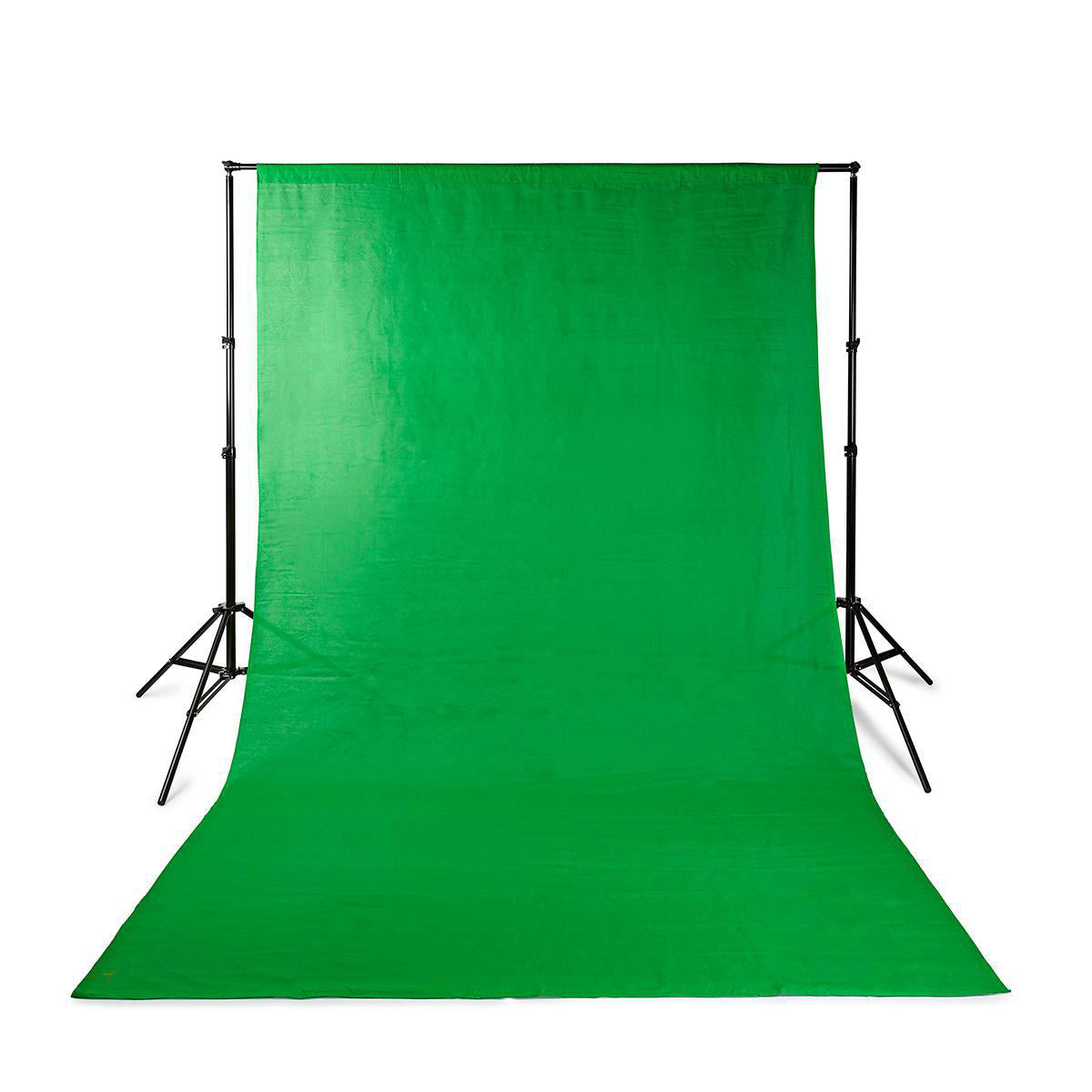 Photo Studio-Hintergrund Set | 1,90 x 2,95 m | Tragetasche enthalten | Stativ enthalten | Schwarz | 1 Stück