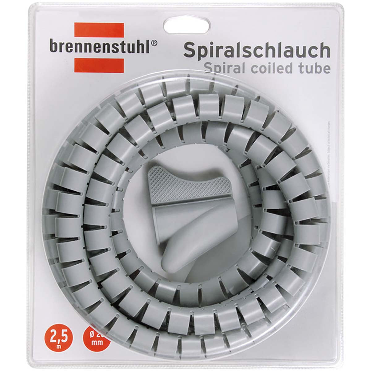 Spiralschlauch 20 mm 2.50 m Grau