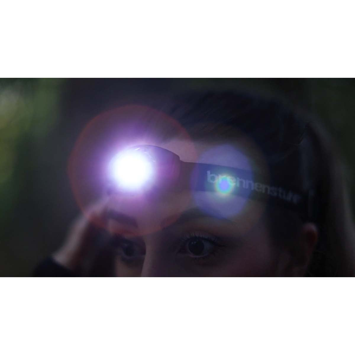 LED Kopflampe LuxPremium / leichte CREE LED Stirnlampe mit hellem Frontlicht Schwarz