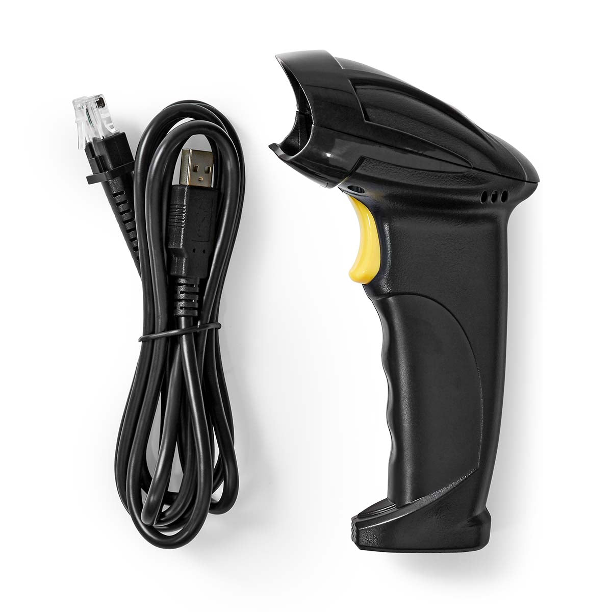 Barcodescanner | Laser | Kabelgebunden | 1D Linear | Stromversorgung über USB | USB 2.0