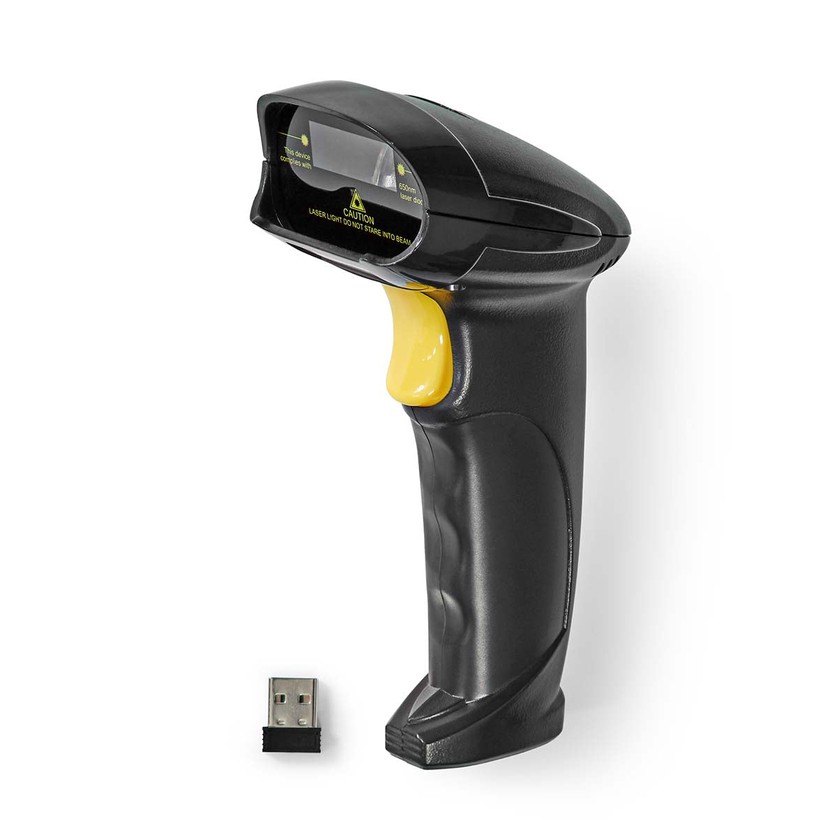 Barcodescanner | Laser | Wireless | 1D Linear | Batteriebetrieben / Stromversorgung über USB | USB Dongle