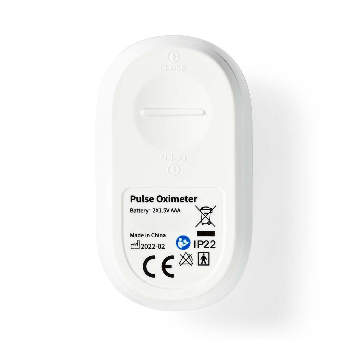 SmartLife Pulsoximeter | Bluetooth | OLED-Anzeige | Akustischer Alarm / Anti-Bewegungsstörungen / Hochpräziser Sensor / Perfusionsindex / Pulsfrequenz / Sauerstoffsättigung (SpO2) | Weiss