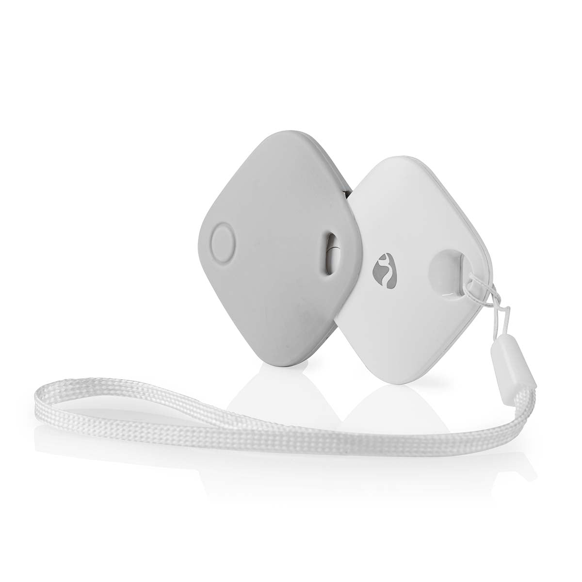 Schlüssel-Finder | Kompatibel mit: Apple Find My App | Batteriebetrieben | 3x CR2032 | Batterien enthalten | Bluetooth® version: 5.1 | Batterie Lebensdauer bis zu: 1 Jahre | Weiss | 3 Stück