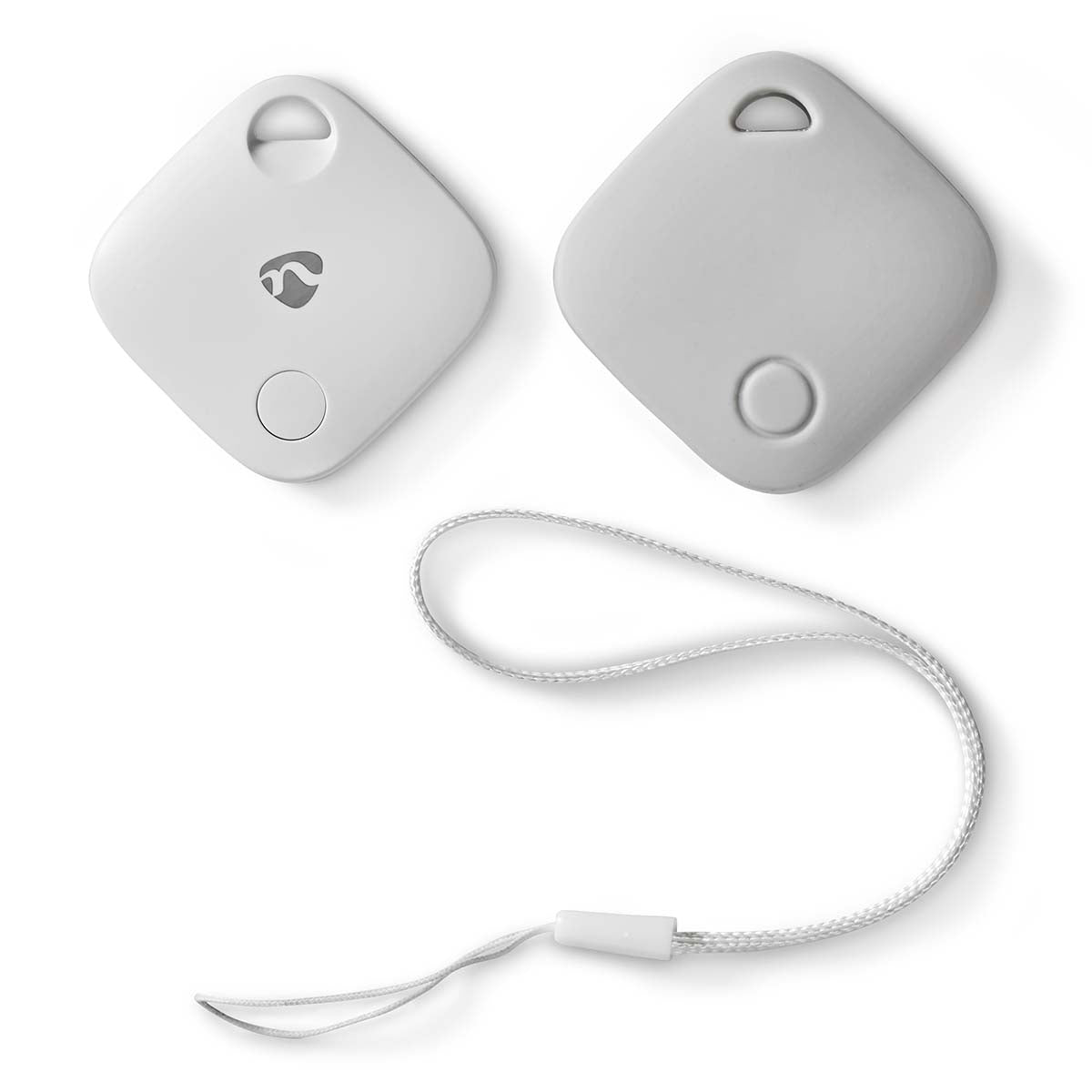 Schlüssel-Finder | Kompatibel mit: Apple Find My App | Batteriebetrieben | 1x CR2032 | Batterien enthalten | Bluetooth® version: 5.1 | Batterie Lebensdauer bis zu: 1 Jahre | Weiss | 1 Stück