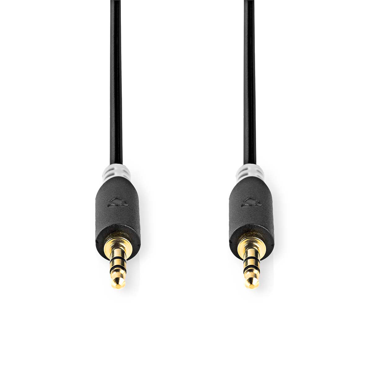 Stereo-Audiokabel | 3.5 mm Stecker | 3.5 mm Stecker | Vergoldet | 10.0 m | Rund | Anthrazit | Box