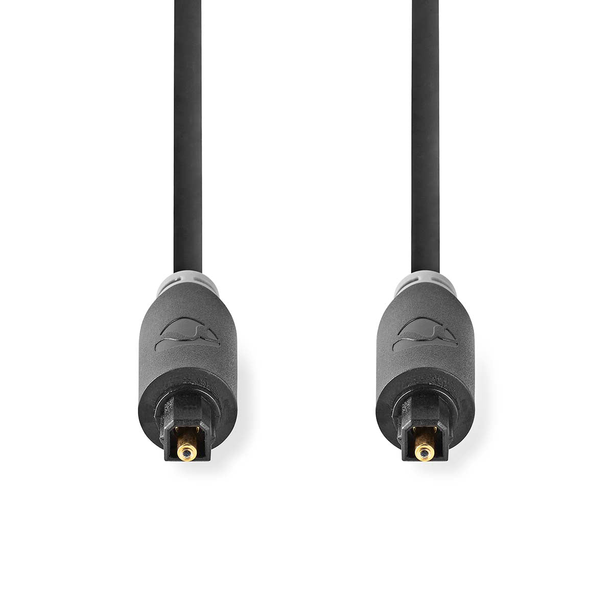 Optisches Audiokabel | Toslink Stecker | Toslink Stecker | 1.00 m | Rund | PVC | Anthrazit | Box