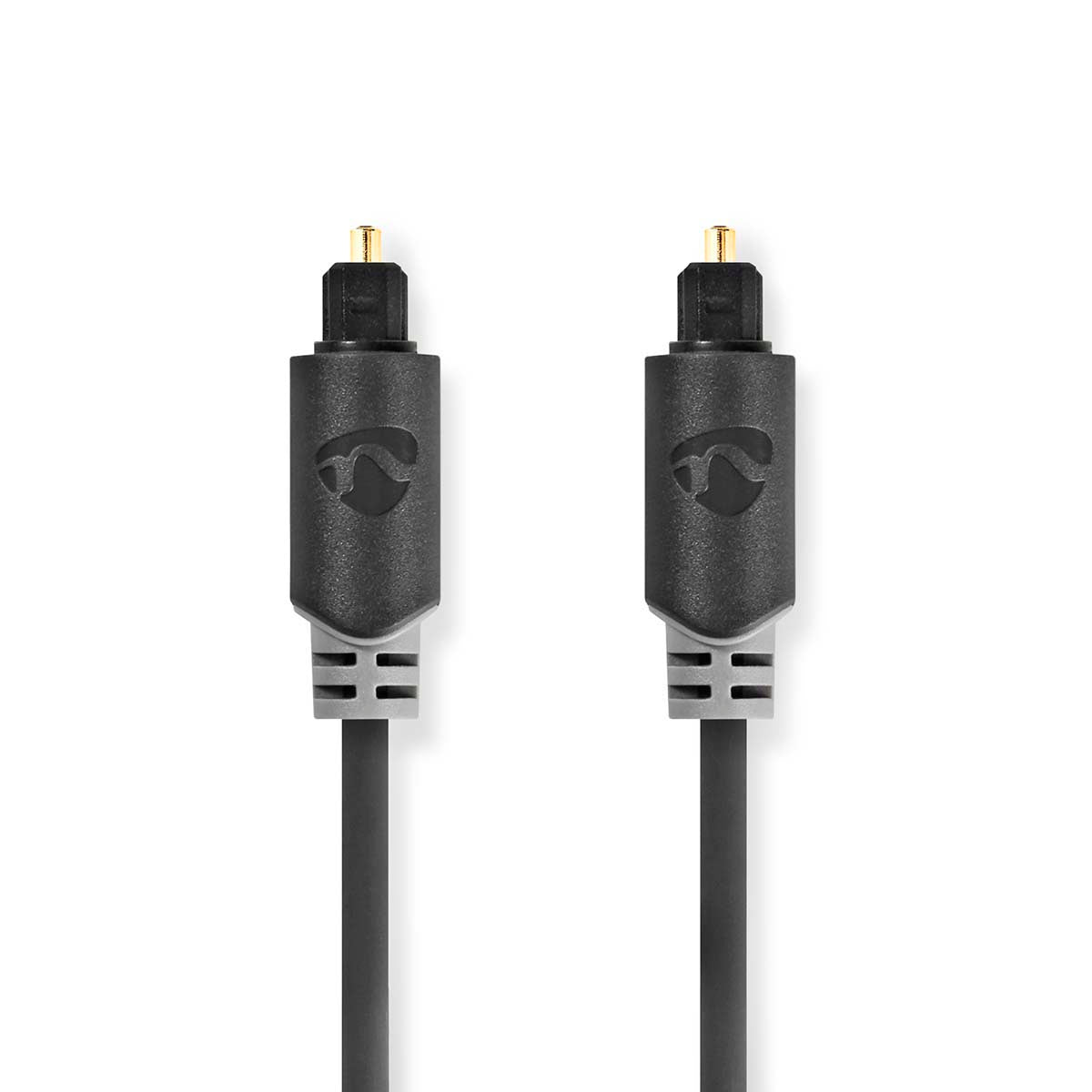 Optisches Audiokabel | Toslink Stecker | Toslink Stecker | 1.00 m | Rund | PVC | Anthrazit | Box