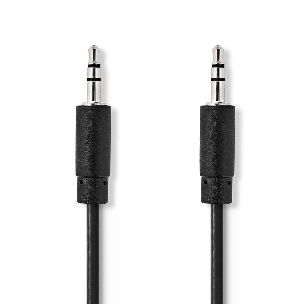 Stereo-Audiokabel | 3.5 mm Stecker | 3.5 mm Stecker | Vernickelt | 2.00 m | Rund | Schwarz | Box