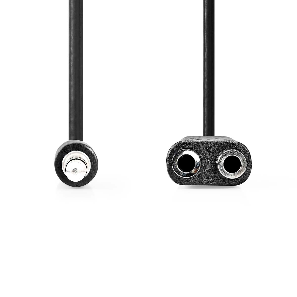 Stereo-Audiokabel | 3.5 mm Stecker | 2x 3.5 mm Buchse | Vernickelt | 0.20 m | Rund | Box