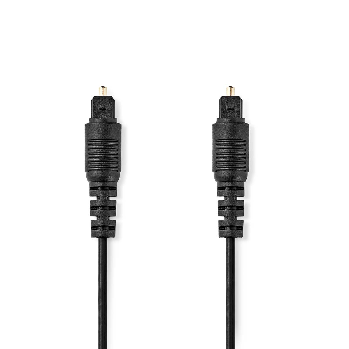 Optisches Audiokabel | Toslink Stecker | Toslink Stecker | 2.00 m | Rund | PVC | Schwarz | Box