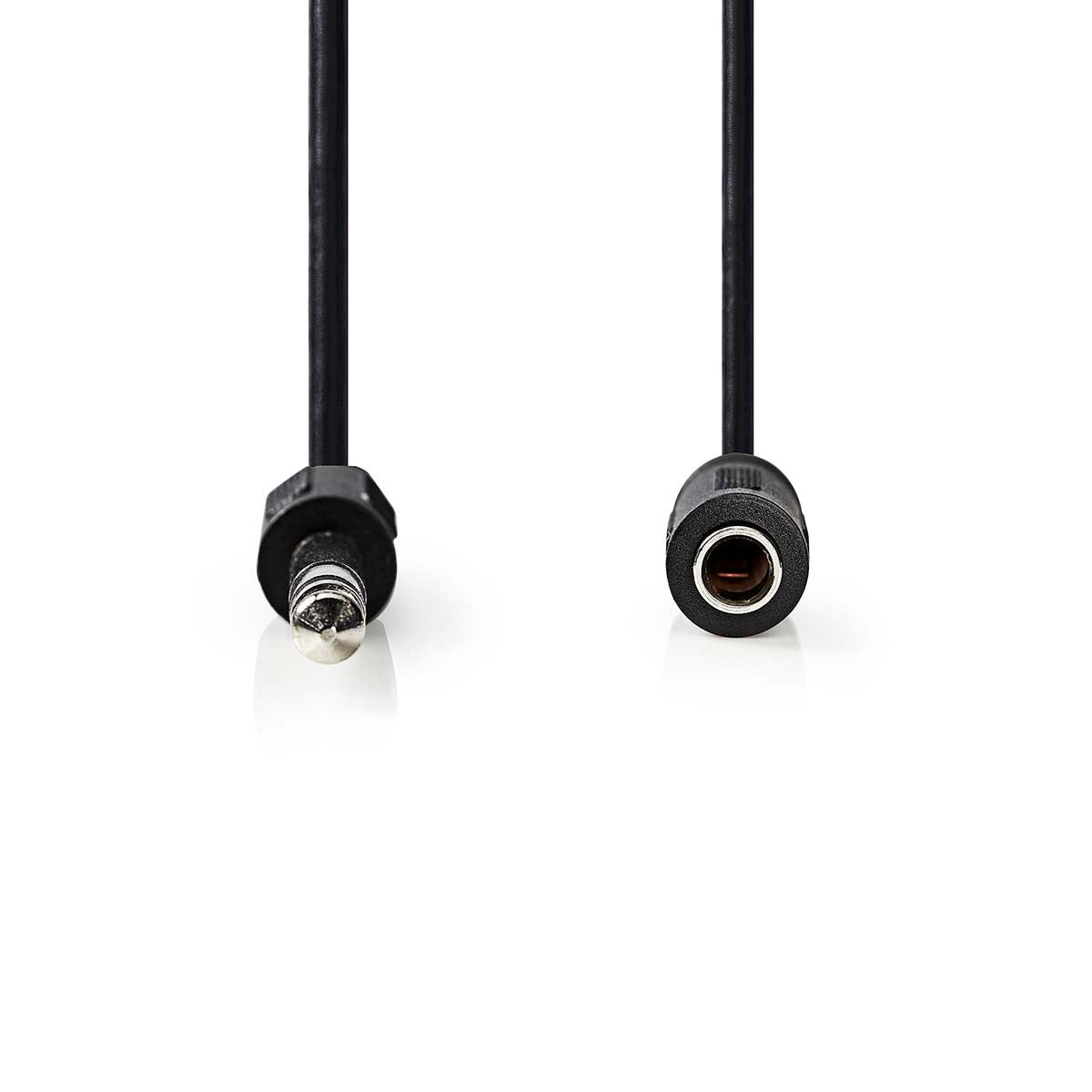 Stereo-Audiokabel | 6.35 mm Stecker | 6.35 mm Buchse | Vernickelt | 5.00 m | Rund | Label