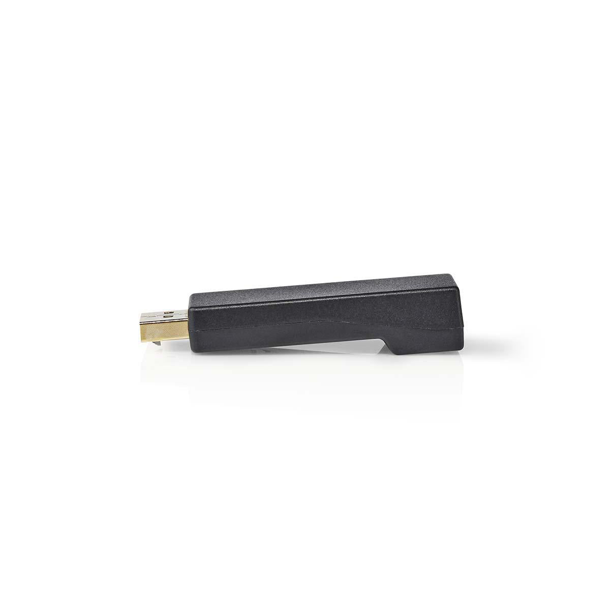 Displayport-Adapter | DisplayPort Stecker | HDMI™ Buchse | 4K@30Hz | Vergoldet | Gerade | Rund | ABS | ABS | Anthrazit | Box