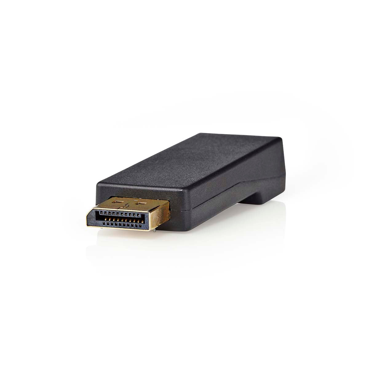 Displayport-Adapter | DisplayPort Stecker | HDMI™ Buchse | 4K@30Hz | Vergoldet | Gerade | Rund | ABS | ABS | Anthrazit | Box