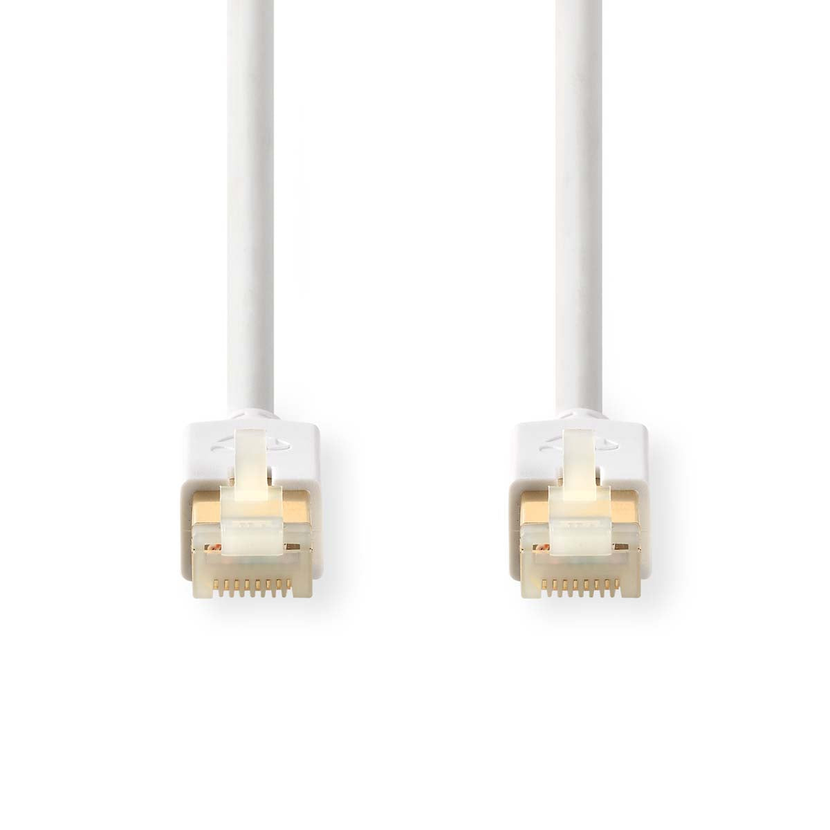 CAT6-Netzwerkkabel | RJ45 Stecker | RJ45 Stecker | S/FTP | 10.0 m | Rund | LSZH / PVC | Weiss | Verpackung mit Sichtfenster