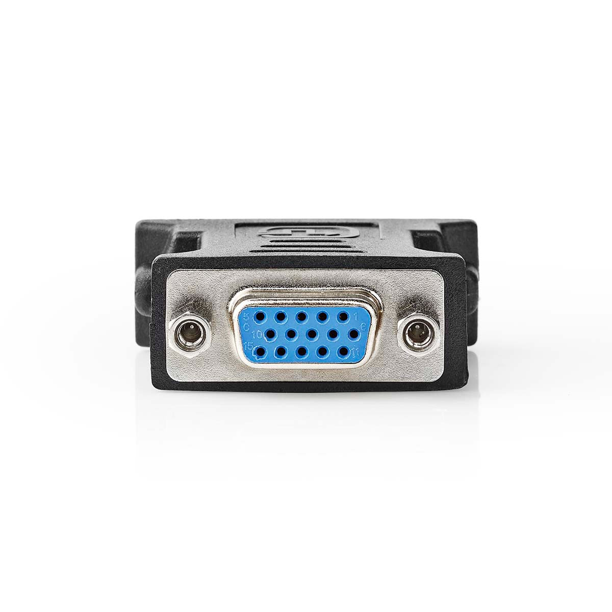 DVI-Adapter | DVI-I 24+5-Pin Stecker | VGA Buchse | Vernickelt | Gerade | PVC | Schwarz | Box