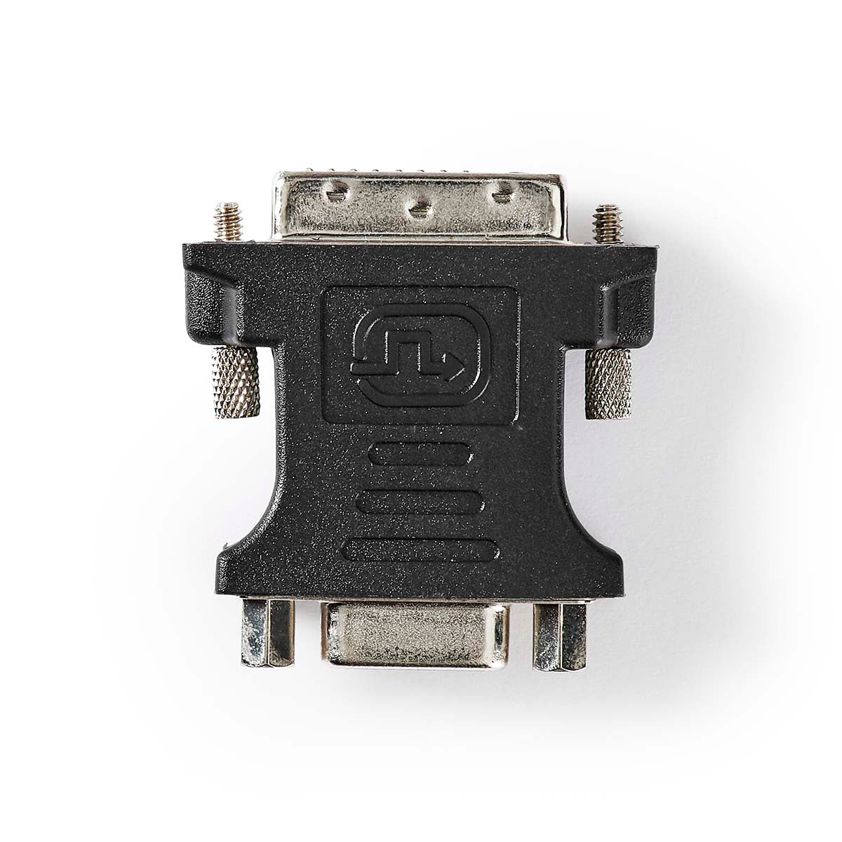 DVI-Adapter | DVI-I 24+5-Pin Stecker | VGA Buchse | Vernickelt | Gerade | PVC | Schwarz | Box