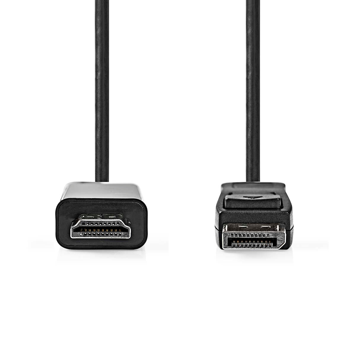 Displayport-Kabel | DisplayPort Stecker | HDMI™ Stecker | 4K@30Hz | Vernickelt | 1.00 m | Rund | PVC | Anthrazit | Box