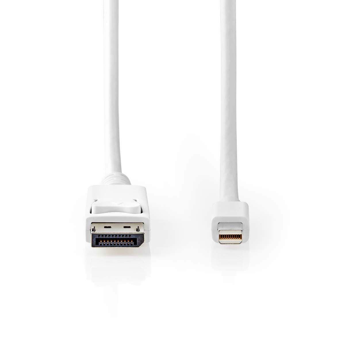 Mini Displayport-Kabel | DisplayPort 1.4 | Mini DisplayPort Stecker | DisplayPort Stecker | 48 Gbps | Vernickelt | 2.00 m | Rund | PVC | Weiss | Blister