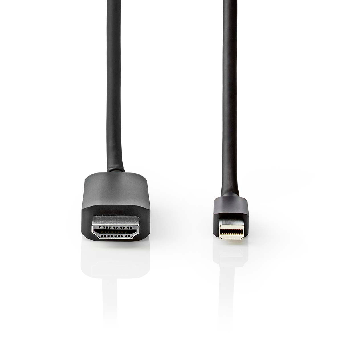 Mini Displayport-Kabel | DisplayPort 1.4 | Mini DisplayPort Stecker | HDMI™ Stecker | 48 Gbps | Vernickelt | 2.00 m | Rund | PVC | Schwarz | Blister
