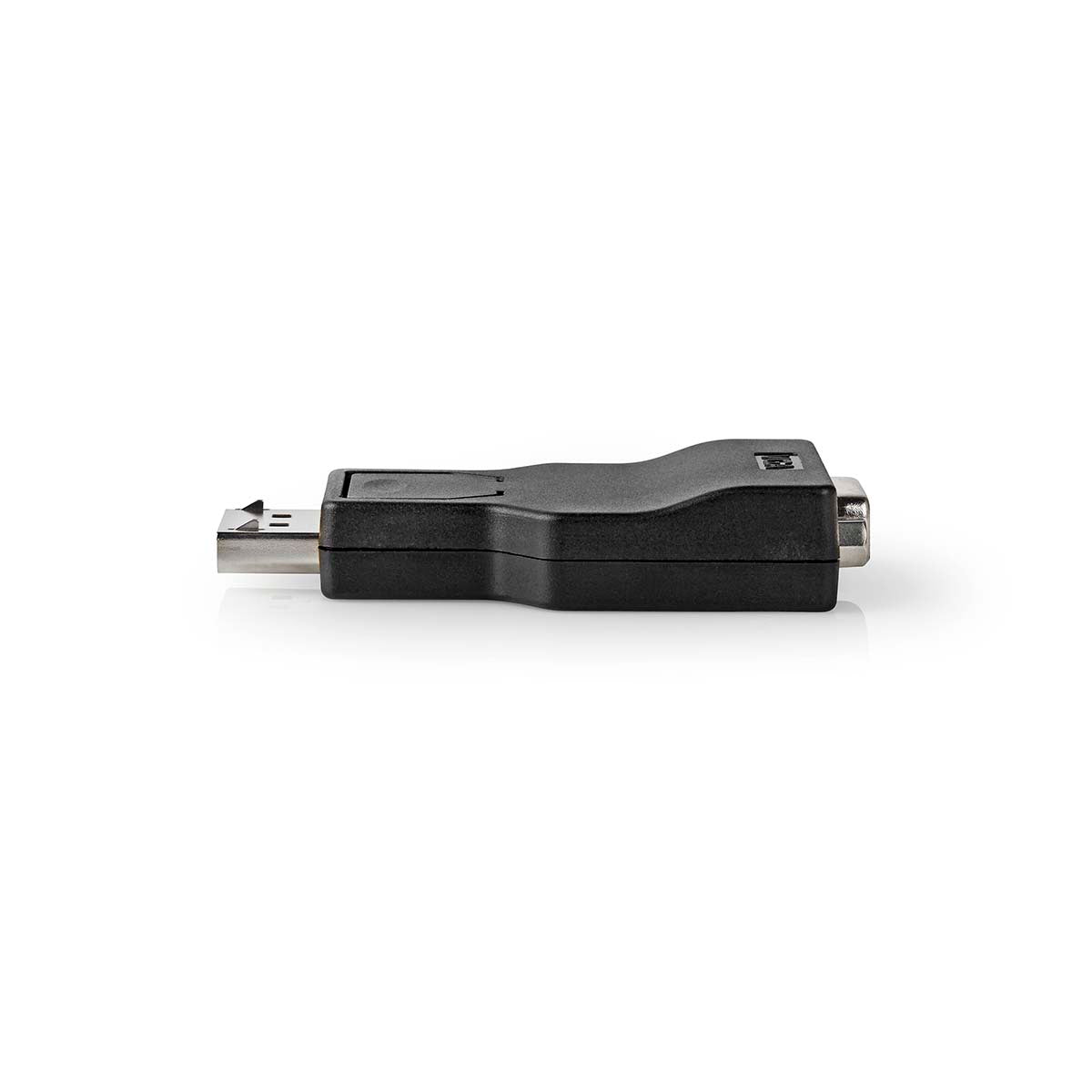 Displayport-Adapter | DisplayPort Stecker | VGA Buchse | 1080p | Vernickelt | Gerade | Rund | ABS | ABS | Schwarz | Box