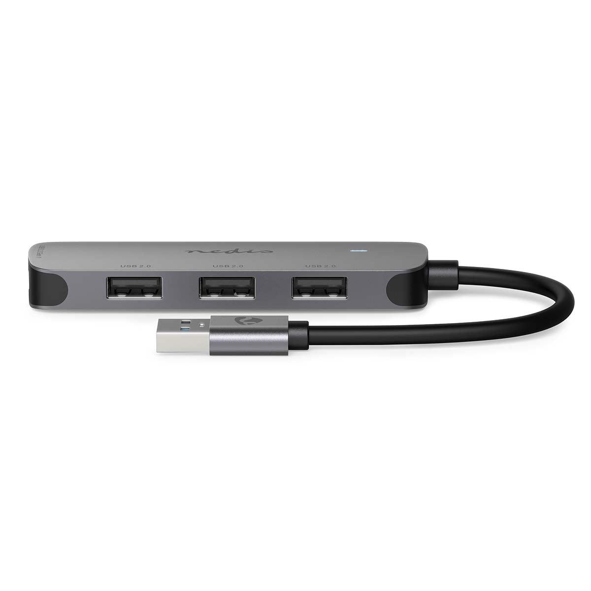 USB-Hub | USB-A Stecker | 4x USB A Female | 4-Port port(s) | USB 2.0 / USB 3.2 Gen 1 | Stromversorgung über USB