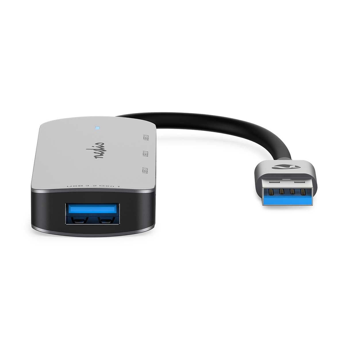 USB-Hub | USB-A Stecker | 4x USB A Female | 4-Port port(s) | USB 2.0 / USB 3.2 Gen 1 | Stromversorgung über USB