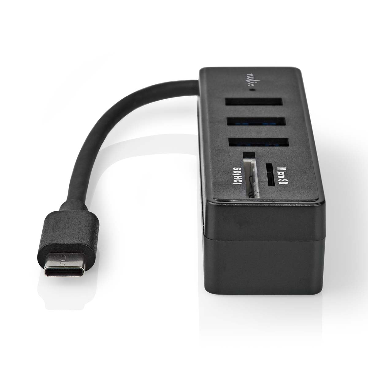 USB-Hub | 1x USB-C™ | 3x USB A Buchse | 5-Port port(s) | USB 3.2 Gen 1 | Stromversorgung über USB | 5 Gbps | SD & MicroSD