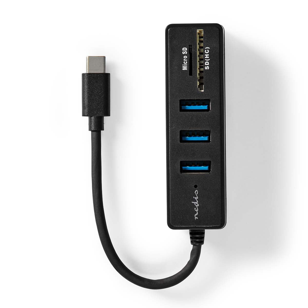 USB-Hub | 1x USB-C™ | 3x USB A Buchse | 5-Port port(s) | USB 3.2 Gen 1 | Stromversorgung über USB | 5 Gbps | SD & MicroSD