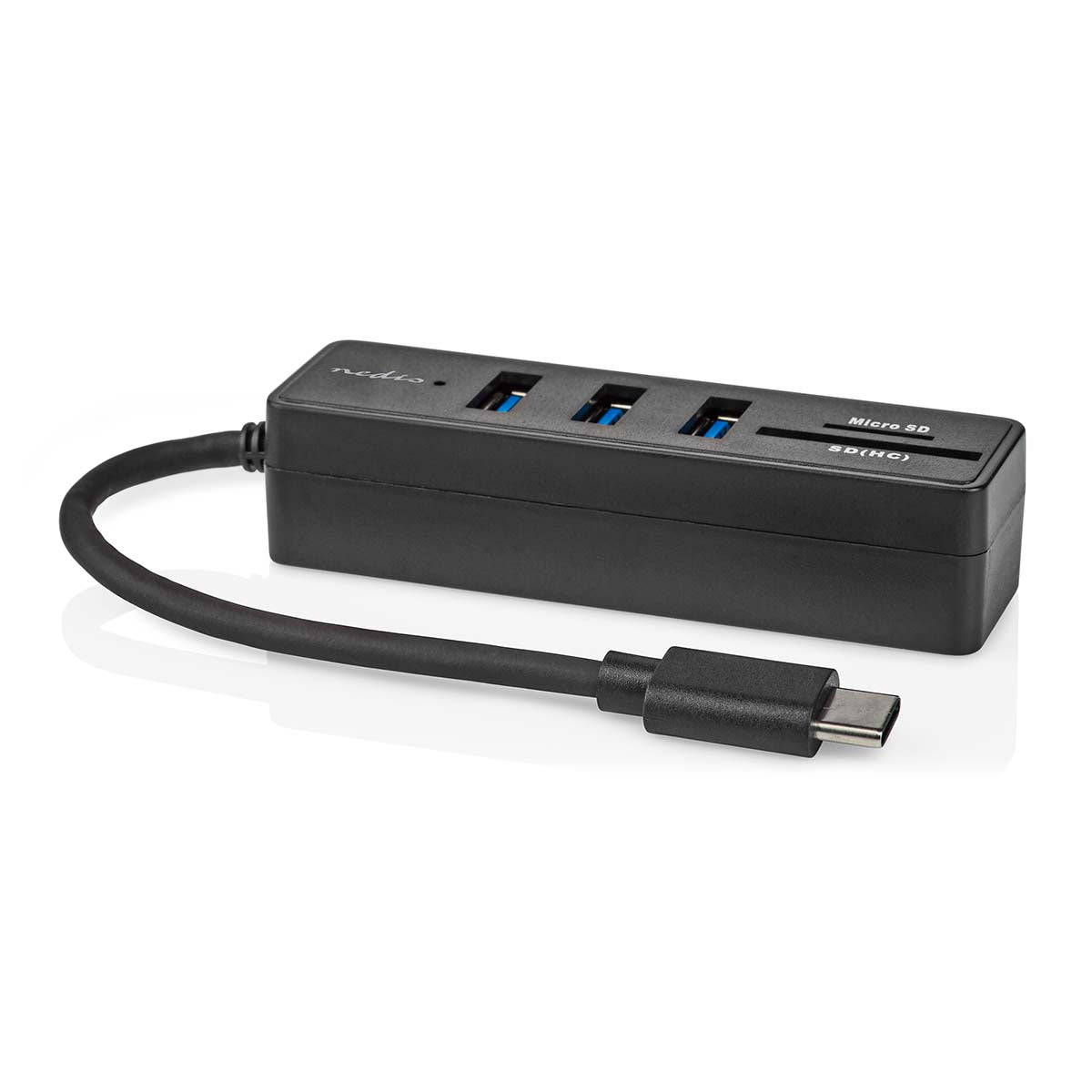 USB-Hub | 1x USB-C™ | 3x USB A Buchse | 5-Port port(s) | USB 3.2 Gen 1 | Stromversorgung über USB | 5 Gbps | SD & MicroSD