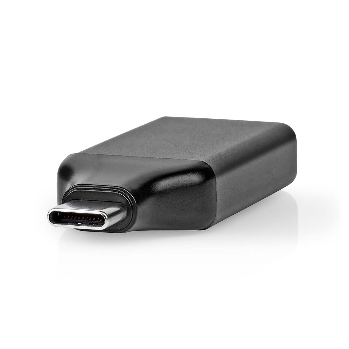 USB-C™ Adapter | USB 3.2 Gen 1 | USB-C™ Stecker | HDMI™ Ausgang | 4K@60Hz | Rund | Vernickelt | Grau / Schwarz | Box