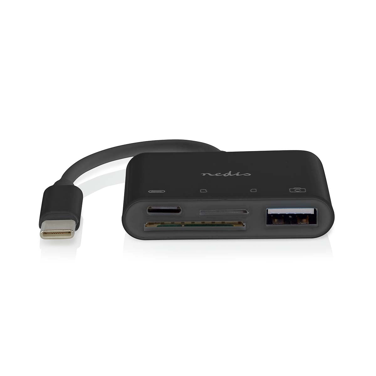 USB-Hub | 1x USB-C™ | 1x USB A / 1x USB-C™ | 4-Port port(s) | USB 2.0 | Stromversorgung über USB | SD & MicroSD