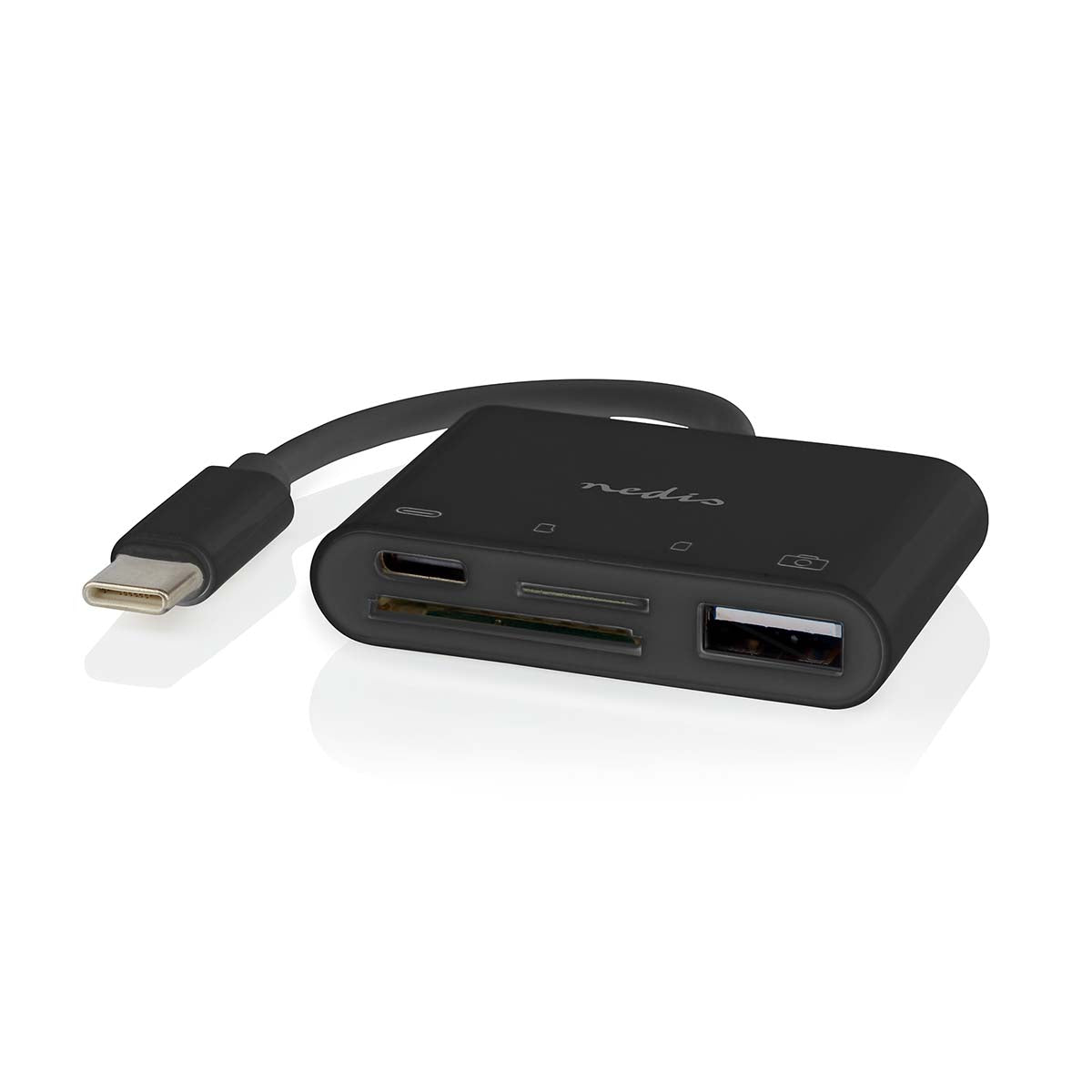 USB-Hub | 1x USB-C™ | 1x USB A / 1x USB-C™ | 4-Port port(s) | USB 2.0 | Stromversorgung über USB | SD & MicroSD