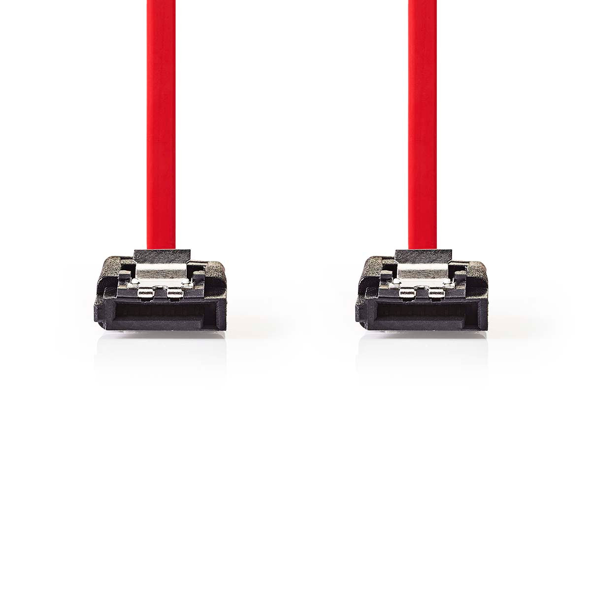 SATA Kabel | 1.5 Gbps | SATA 7-Pin-Buchse | SATA 7-Pin-Buchse | Vernickelt | 0.50 m | Flach | PVC | Red | Box