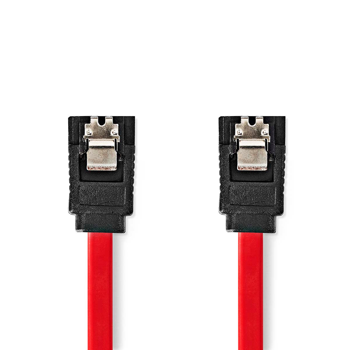 SATA Kabel | 1.5 Gbps | SATA 7-Pin-Buchse | SATA 7-Pin-Buchse | Vernickelt | 0.50 m | Flach | PVC | Red | Box
